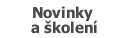 Novinky a školení